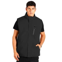 KOBALT VEST, workwear bodywarmer, dark gray