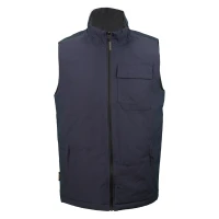 TANKER VEST, Arbeitsweste aus Ripstop-Gewebe, Blau