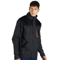 HAMMER STRETCH JACKET, Arbeitsjacke mit Elasthan, Dunkelgrau
