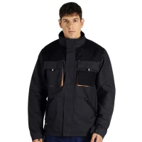 HAMMER STRETCH JACKET, Arbeitsjacke mit Elasthan, Dunkelgrau
