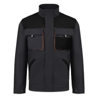 HAMMER STRETCH JACKET, Arbeitsjacke mit Elasthan, Dunkelgrau