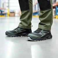 GRIZZLY, plitka zaštitna cipela s1ps sa esd funkcijom, maslinaste