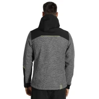 PANTHER GREY JACKET, softshell jakna sa kapuljačom, neon žuta