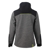 PANTHER GREY JACKET, softshell jakna sa kapuljačom, neon žuta