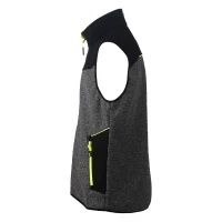 PANTHER GREY VEST, softshell prsluk, neon žuti