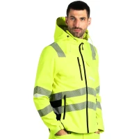 HI-VIZ JACKET, Winter-Sicherheitsjacke, Neongelb