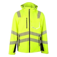 HI-VIZ JACKET, Winter-Sicherheitsjacke, Neongelb