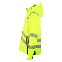 HI-VIZ JACKET, Winter-Sicherheitsjacke, Neongelb