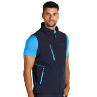PANTHER VEST, SoftshellWeste, Blau