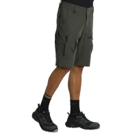 PANTHER BERMUDA, elastic work bermuda, olive