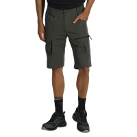 PANTHER BERMUDA, elastic work bermuda, olive