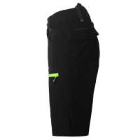 PANTHER BERMUDA, Arbeits-Shorts mit Elasthan, Neongelb