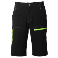 PANTHER BERMUDA, Arbeits-Shorts mit Elasthan, Neongelb