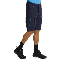 PANTHER BERMUDA, elastic work bermuda, blue