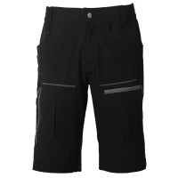 PANTHER BERMUDA, elastic work bermuda, black