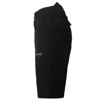 PANTHER BERMUDA, elastic work bermuda, black