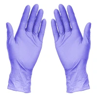 NITRILE GLOVES, Einweg-nitril-handschuhe, 100 stk, Violett