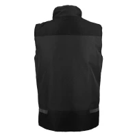 GRANIT VEST, workwear bodywarmer, dark gray