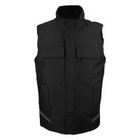 GRANIT VEST, Arbeitsweste, Schwarz