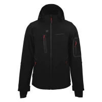 PANTHER THERMO MEN, Softshell-jacke mit integrierten Heizungen, Schwarz