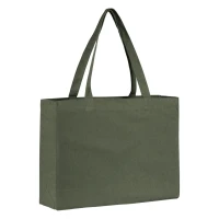 OLIVE, torba od recikliranog pamuka, 300 g/m2, maslinasta