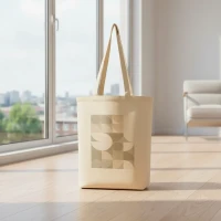 MALL, cotton shopping bag 130 g/m2, beige