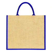 MAKARENA, Tasche aus Jute, Königsblau