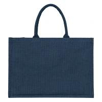 GOA, Tasche aus Jute mit Reißverschluss, Blau