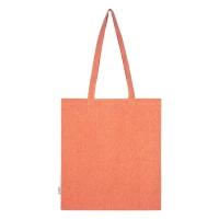 NATURELLA MELANGE 120, recycled cotton bag, 120 g/m2, orange