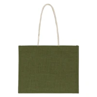 CALABRIA, Tasche aus Jute, Olive