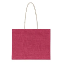 CALABRIA, Tasche aus Jute, Rosa