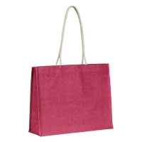 CALABRIA, Tasche aus Jute, Rosa