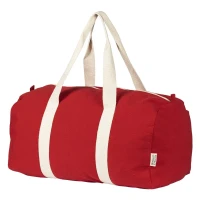BOUNTY, Sporttasche aus recycelter Baumwolle, 320 g/m2, Rot