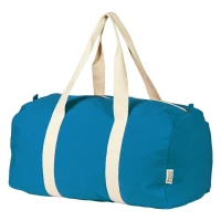 BOUNTY, Sporttasche aus recycelter Baumwolle, 320 g/m2, Türkisblau