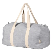 BOUNTY, Sporttasche aus recycelter Baumwolle, 320 g/m2, Asche