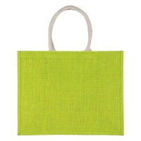 MAGNOLIA, Tasche aus Jute, Lime-Grün