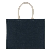 MAGNOLIA, Tasche aus Jute, Blau