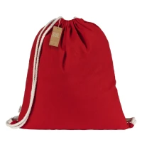 MELON RECYCLE 120, drawstring bag, 120 g/m2, red