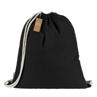 MELON RECYCLE 120, drawstring bag, 120 g/m2, black