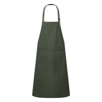ECO CHEF, Schürze mit Vordertasche, 180 g/m2, Olive