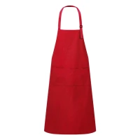 ECO CHEF, Schürze mit Vordertasche, 180 g/m2, Rot