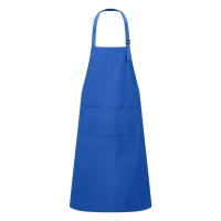 ECO CHEF, Schürze mit Vordertasche, 180 g/m2, Königsblau