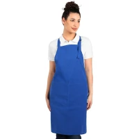ECO CHEF, Schürze mit Vordertasche, 180 g/m2, Königsblau