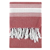 TASOS, Strandtuch aus Baumwolle, 180 g/m2, Rot
