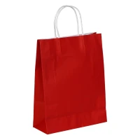 LEXA, paper bag, 110 g/m2, red