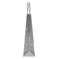 ARISTO, papirna kesa za flašu, 120 g/m2, srebrna