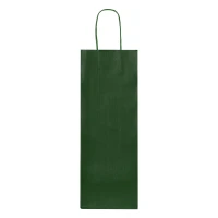 ARISTO, papirna kesa za flašu, 120 g/m2, zelena