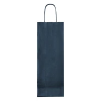 ARISTO, papirna kesa za flašu, 120 g/m2, plava