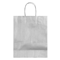 COCO, Papiertasche, Silber