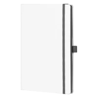 CODE WHITE, A5-Notizbuch, Grau